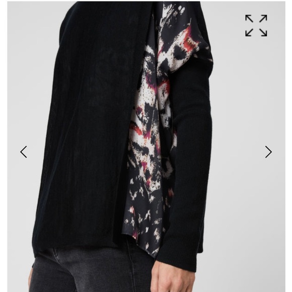 allsaints wing cardigan